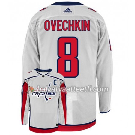 Miesten NHL Washington Capitals Pelipaita ALEX OVECHKIN 8 Adidas Valkoinen Authentic